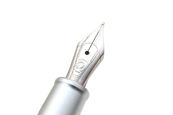 STAEDTLER INITIUM Lignum fountain pen crafted from stained plum wood with matt chrome cap and medium stainless steel nib, presented in Irish Pens luxury gift box.