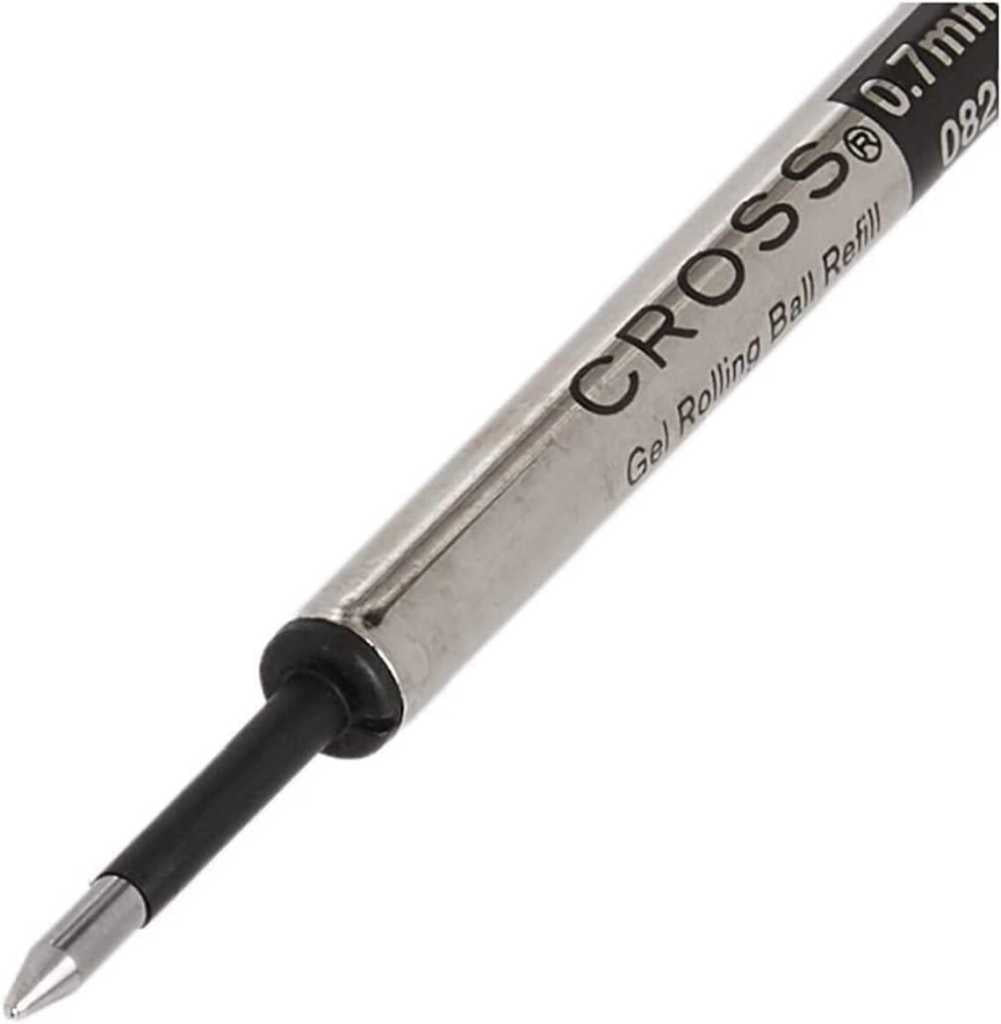 Cross 8523 rolling ball black gel ink 0.7mm Medium refill pack of 2 Cr Irish Pens