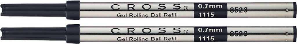 Genuine Cross Selectip gel rollerball refill – black, medium (8523 / 8523-2) – compatible with Cross rollerball pens – fast letterbox delivery from Ireland