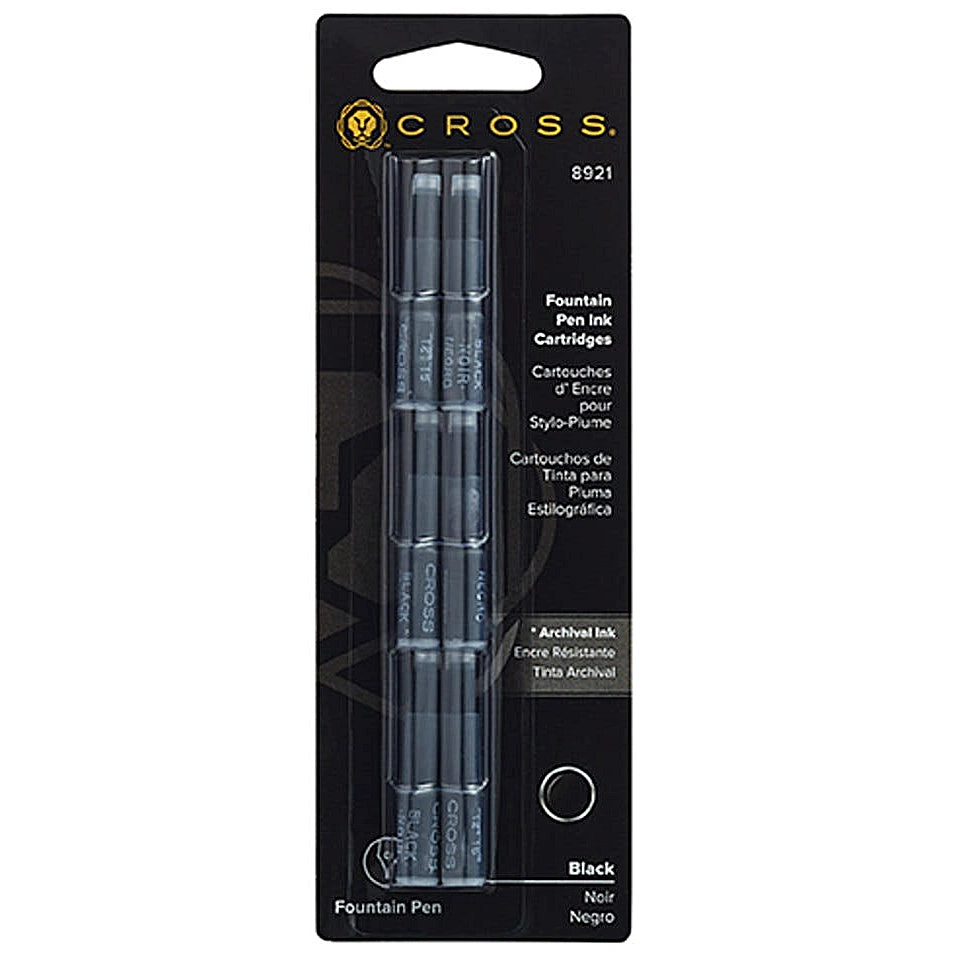 Cross Fountain Pen Ink Cartridges 6 per pack