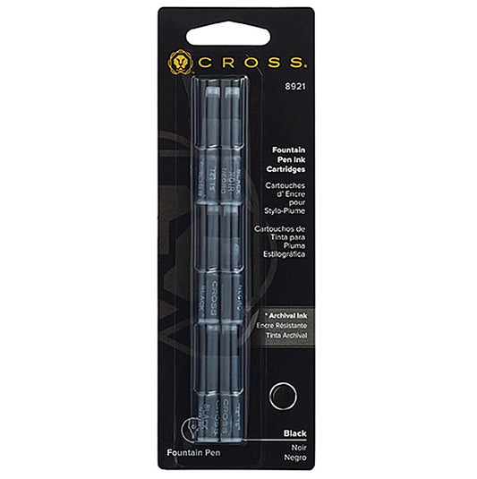 Cross Fountain Pen Ink Cartridges 6 per pack