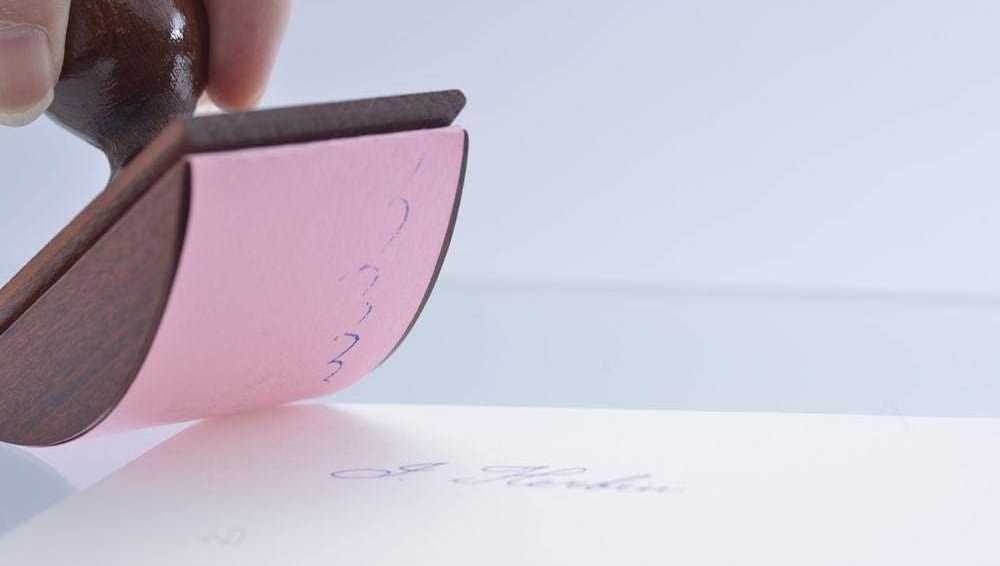 Desktop ink Blotter from Irish Pens