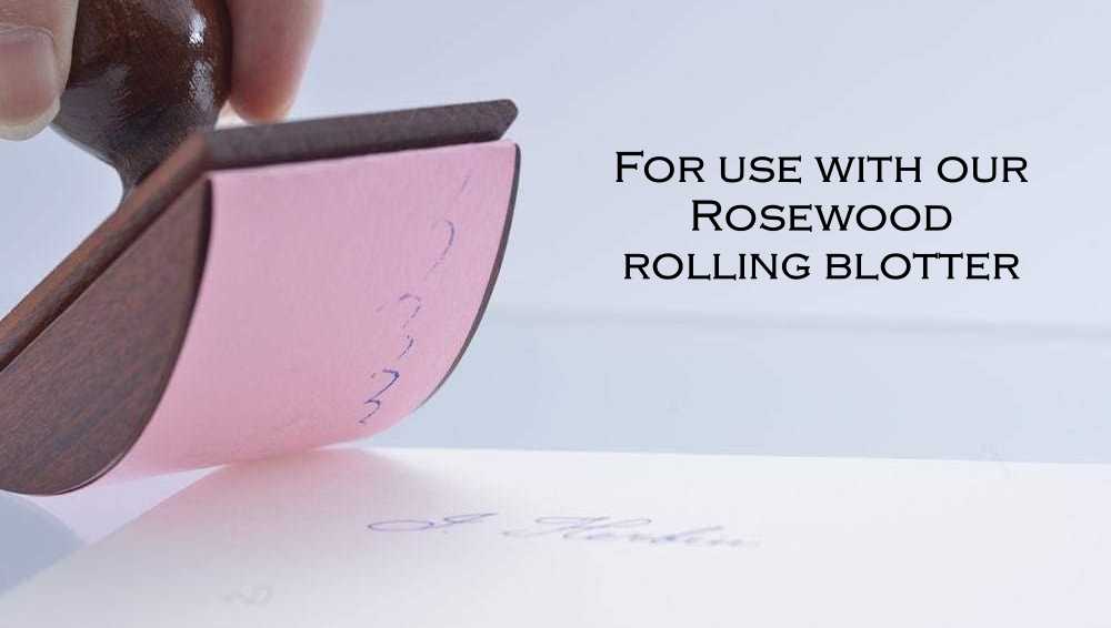 Fountain pen ink blotter refills