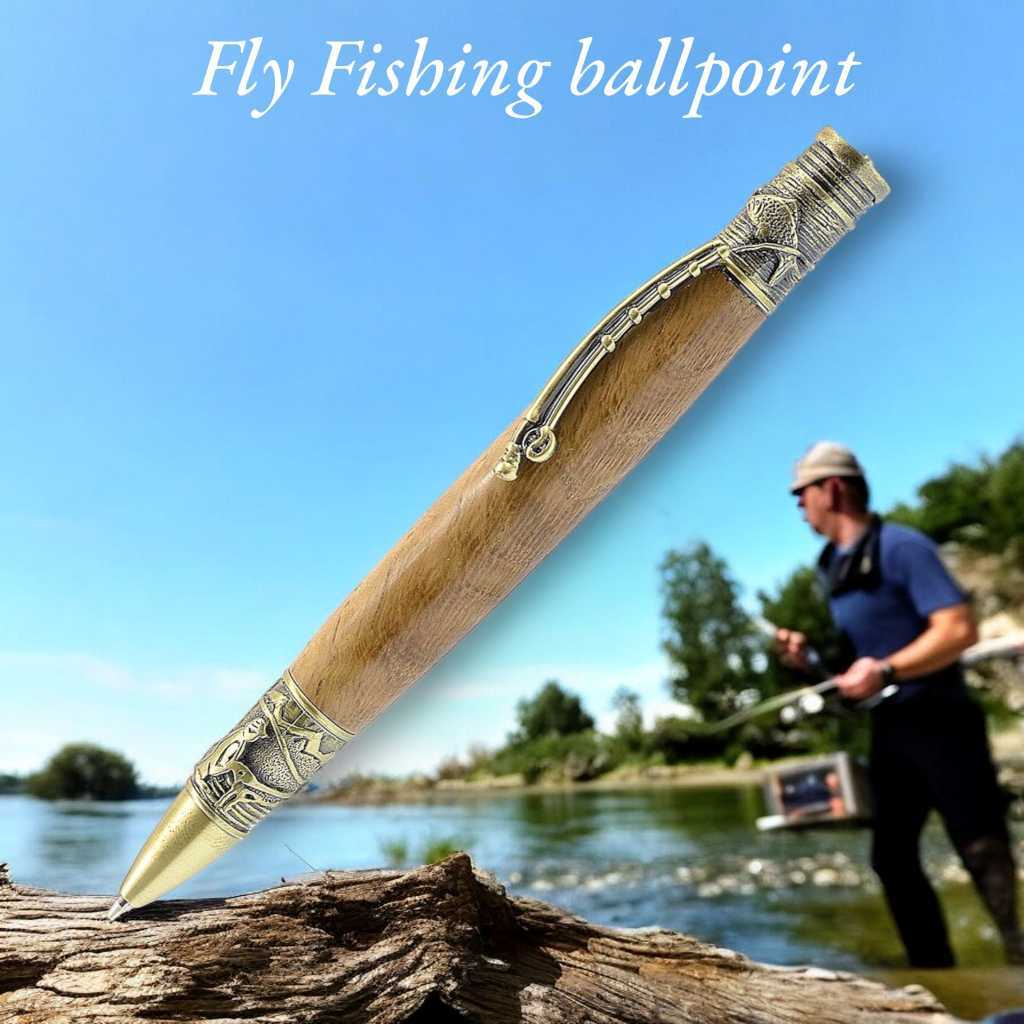 fishing gift pen handmade in ireland