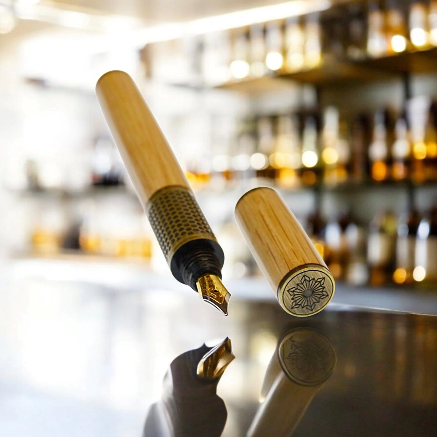 Fountain pen Hive in Irish Whiskey Oak