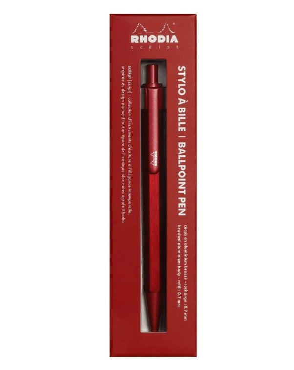 RHODIA Ballpoint pen in Red by Irish Pens