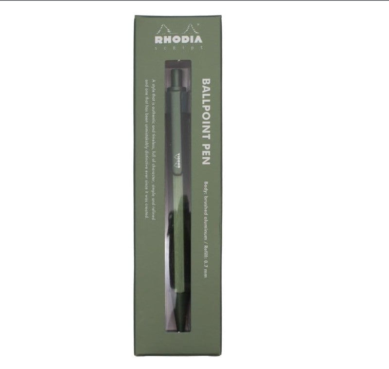 RHODIA Ballpoint pen in Sage by Irish Pens