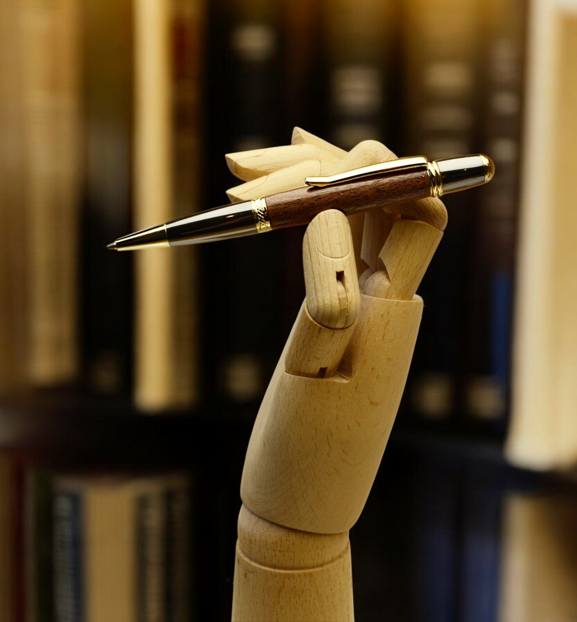 Ballpoint pen gift made in Ireland with Irish walnut by Irish Pens