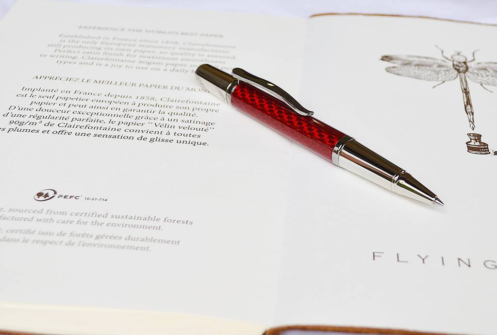 Carbon fiber pen handmade pen bespoke executive pen gift