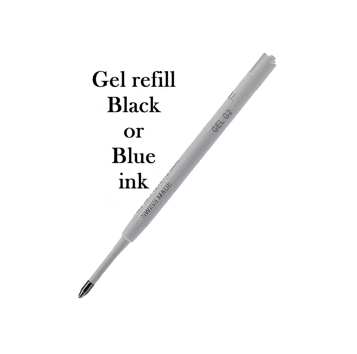 Aldo Domani, ACME, Aurora, Bexley, Brossert & Erhard, Colibri, Delta, Diplomat, Elysee, Faber Castell, Foray Focus, Hauser, Inoxcrom, Itoya, Jean Pierre Lepine, Krone, Marlen, Montegrappa, Monteverde, OMAS, Parker, Pelikan, Retro 51, Rotring, Schmidt, Schneider, Stipula, Visconti, Yafa, Gel ballpoint refill