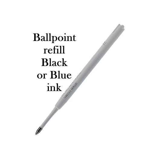 Aldo Domani, ACME, Aurora, Bexley, Brossert & Erhard, Colibri, Delta, Diplomat, Elysee, Faber Castell, Foray Focus, Hauser, Inoxcrom, Itoya, Jean Pierre Lepine, Krone, Marlen, Montegrappa, Monteverde, OMAS, Parker, Pelikan, Retro 51, Rotring, Schmidt, Schneider, Stipula, Visconti, Yafa ballpoint refill