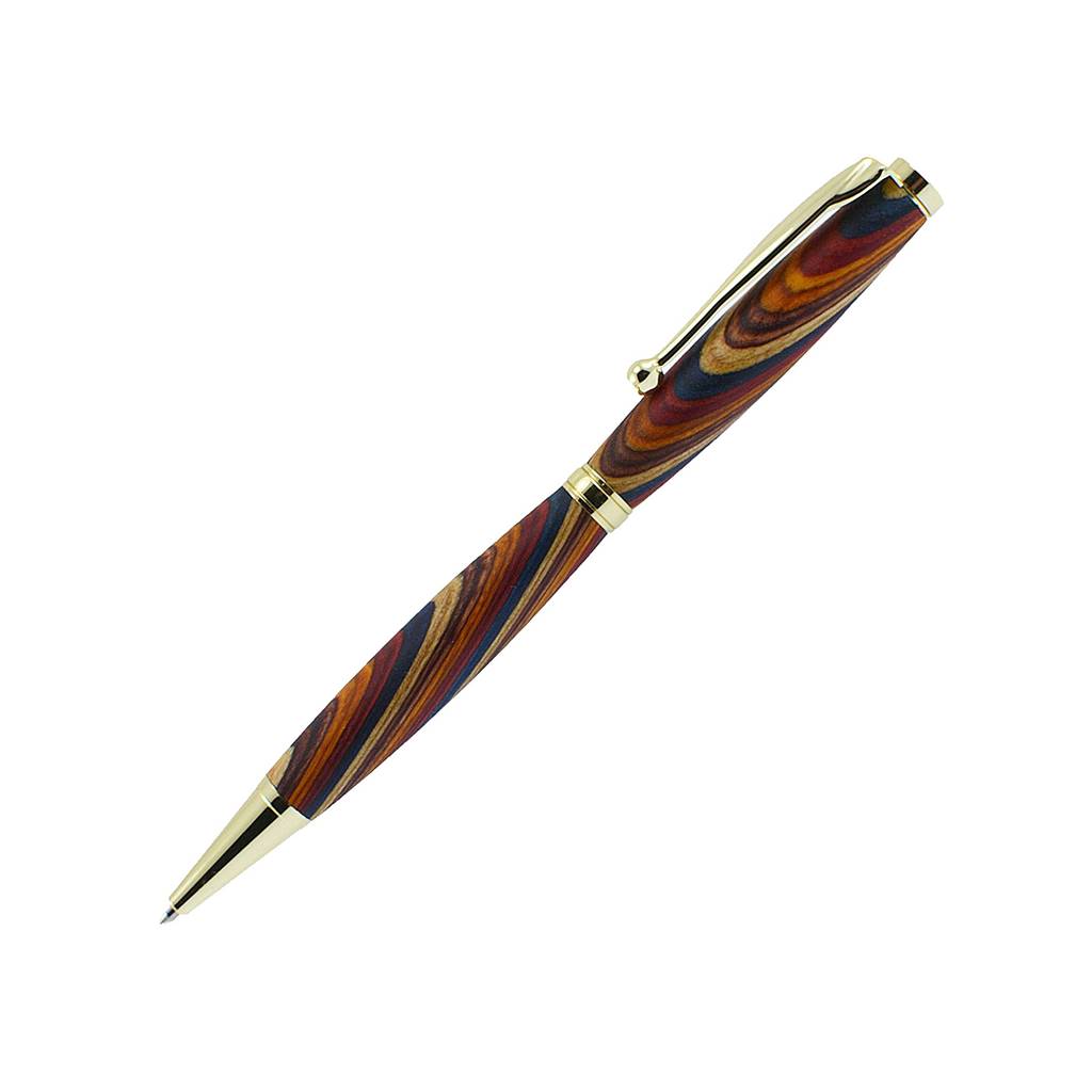 Rainbow Cross type ballpoint pen by Irish Pens