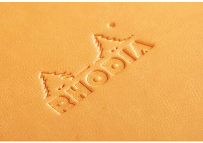 Rhodia web notebook Orange Italian imitation cover ruled lines
