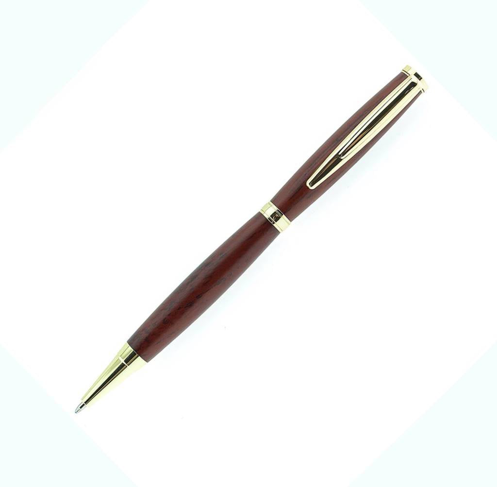 Cross ballpoint type rosewood wood pen gold by Irish Pens