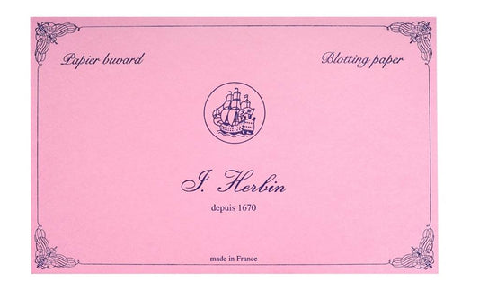 Fountain pen ink blotting paper Rosa