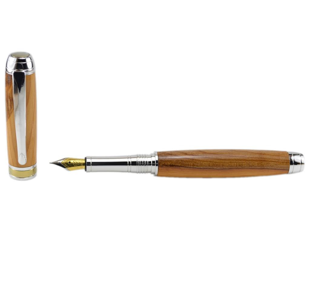Fountain pen handmade gift of Irish Yew made in Ireland by Irish Pens
