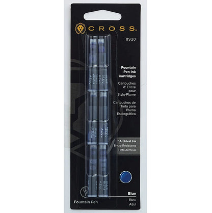Cross Fountain Pen Ink Cartridges 6 per pack