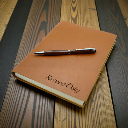 Handmade Emerald Ballpoint Pen in Rosewood – Luxury Irish Wooden Writing Pen Gift by Irish Pens