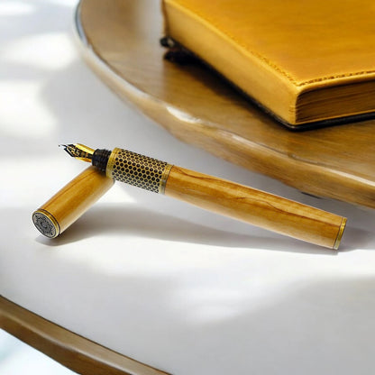 Fountain pen Hive in Spanish Olive Wood