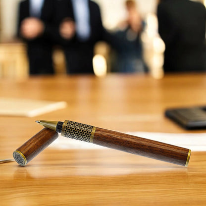 Rollerball pen Hive in Irish Walnut