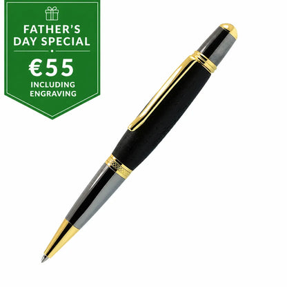 Father's Day Special Sheelin Ballpoint Pen Handmade from 5,000-Year-Old Irish Bog Oak