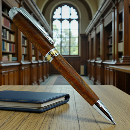 Woodland - Ballpoint - English - Plane (Rhodium)