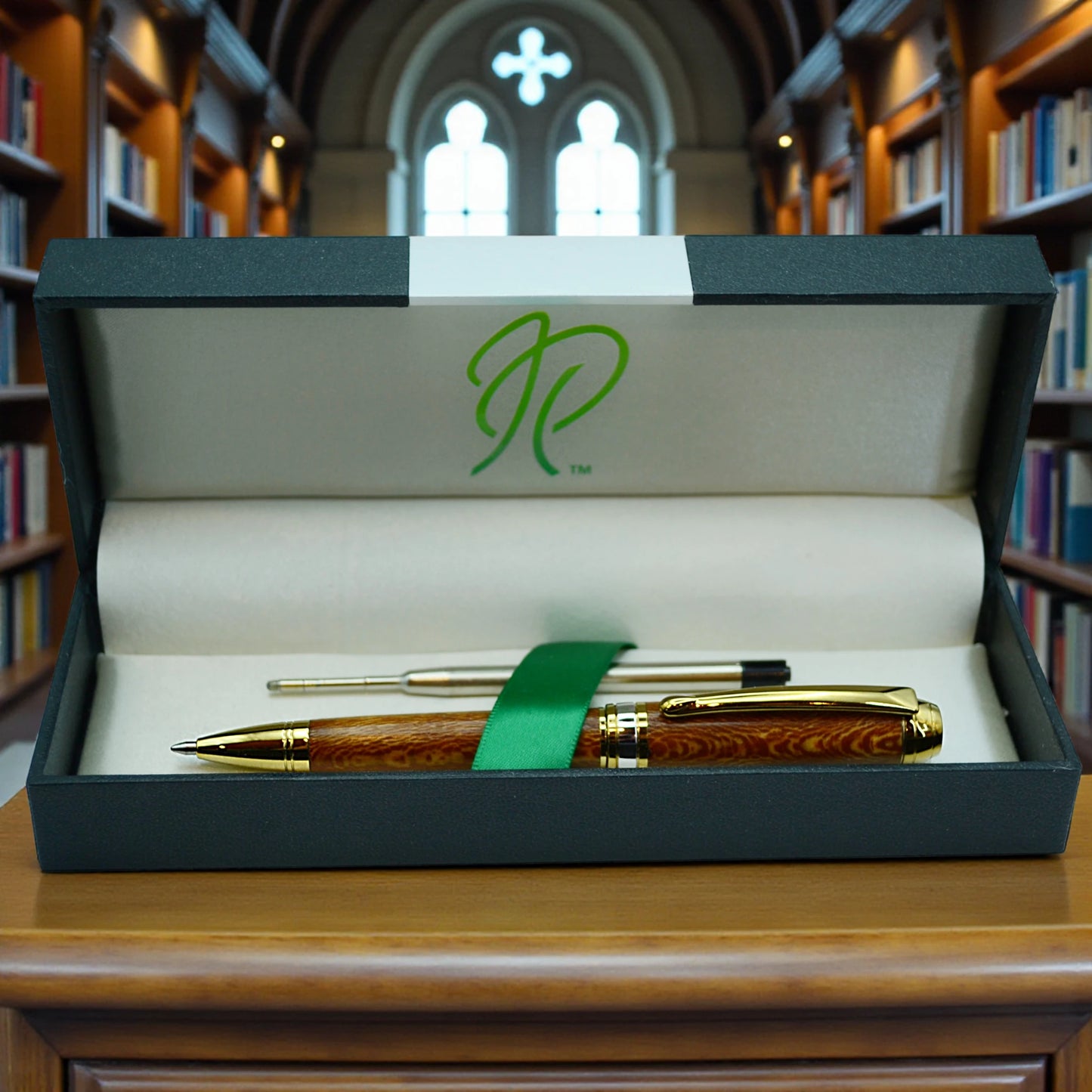 English Plane Hardwood Ballpoint Pen Made in Ireland