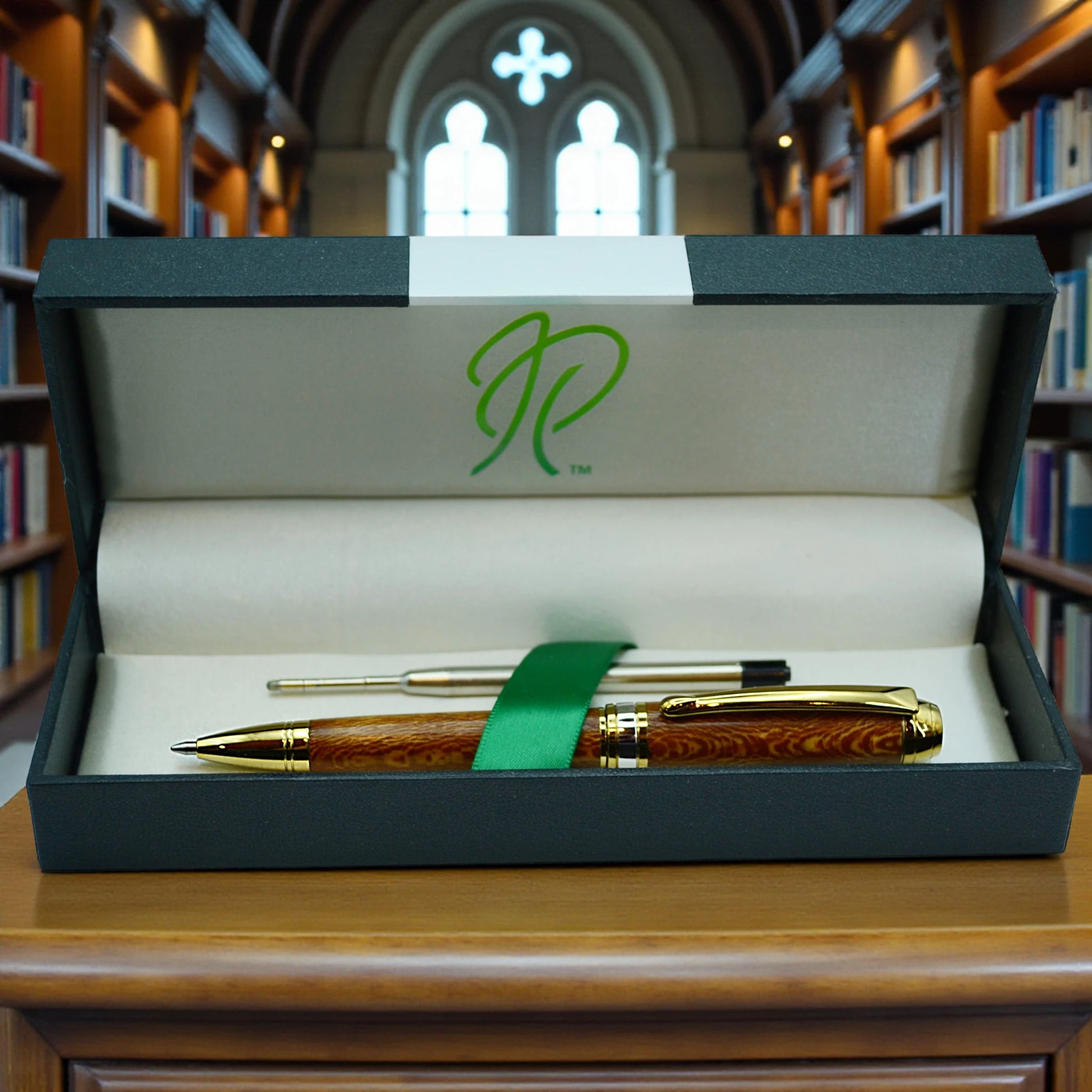 English Plane Hardwood Ballpoint Pen Made in Ireland