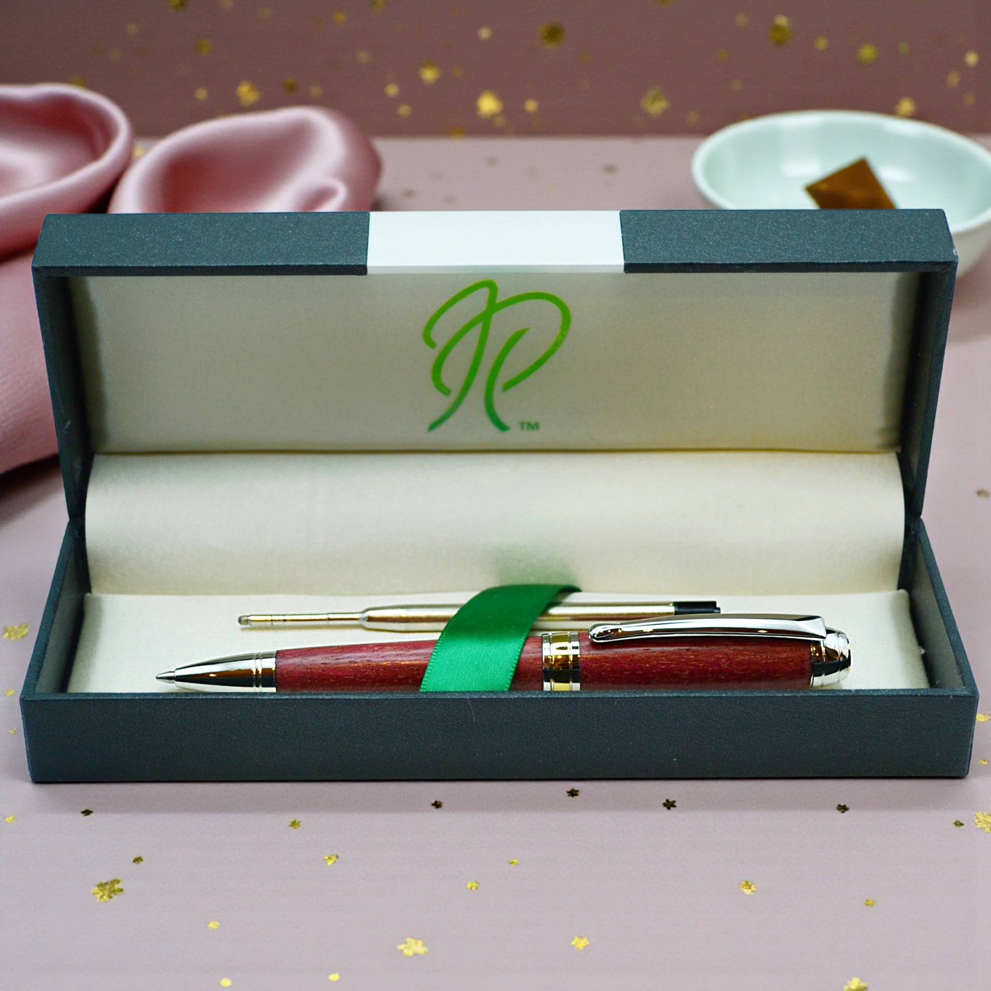 Purpleheart Hardwood Ballpoint Pen Made in Ireland