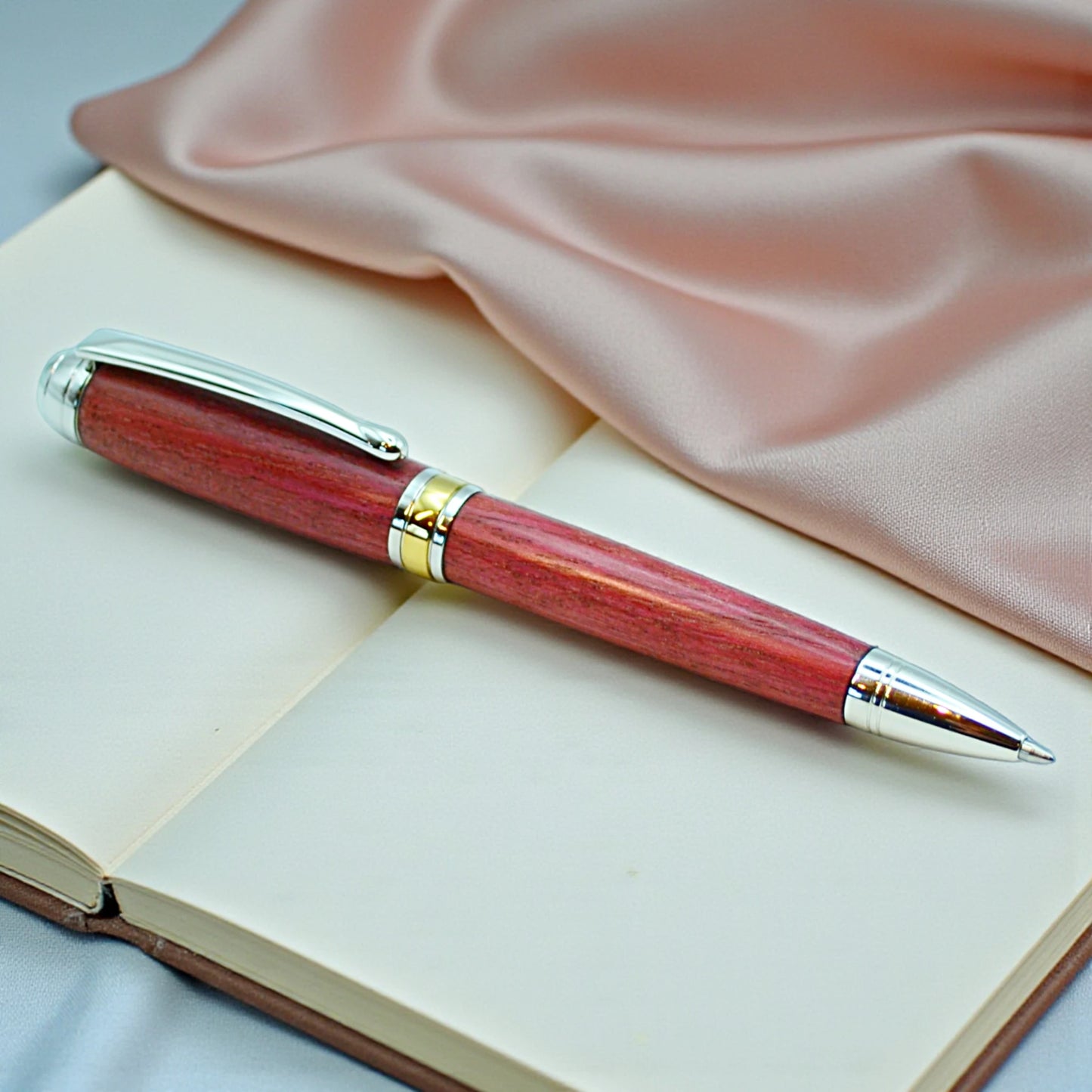 Handcrafted Purpleheart Wood Ballpoint Pen by Irish Pens