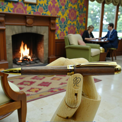 Woodland - Ballpoint - Walnut (Titanium Gold)