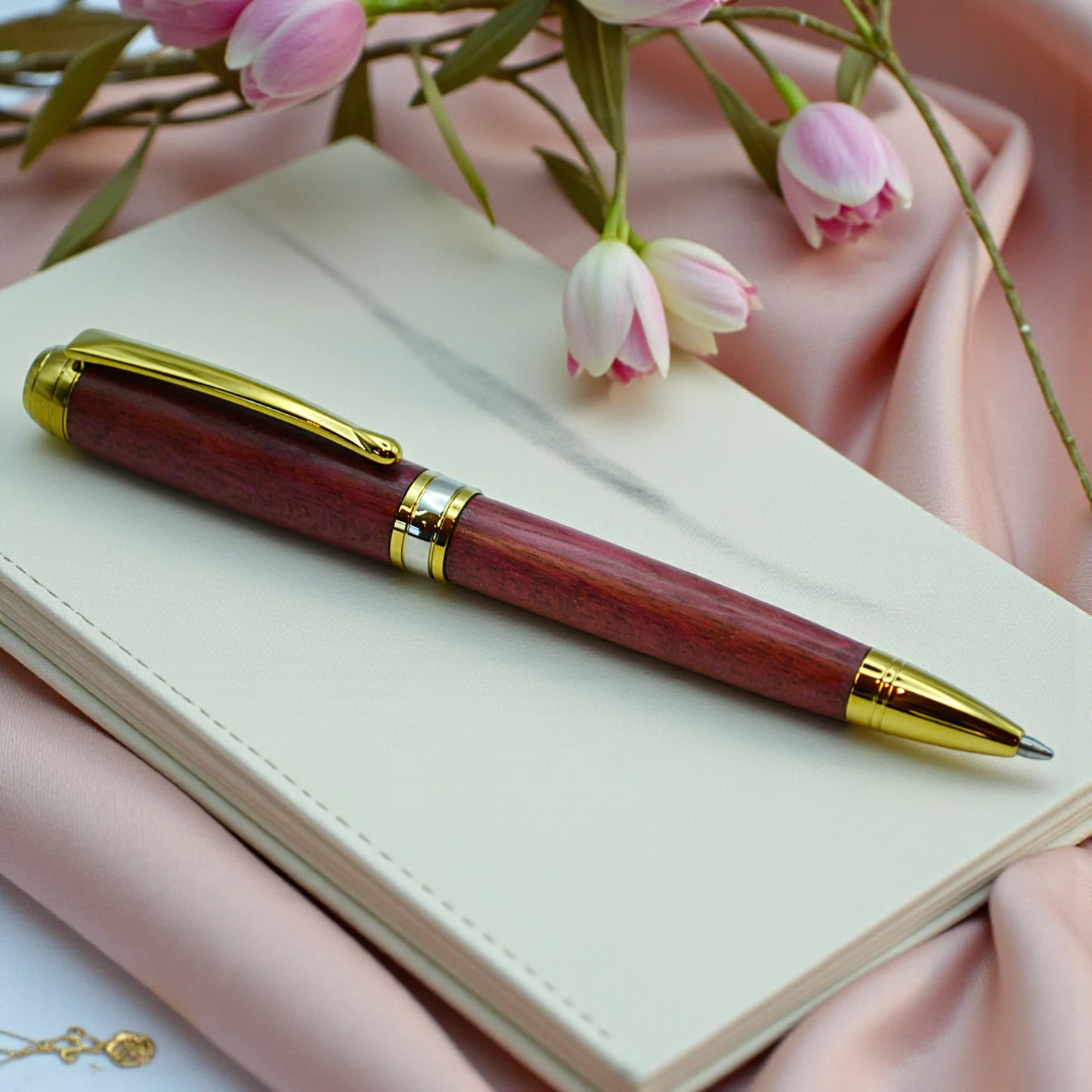 Handcrafted Purpleheart Wood Ballpoint Pen by Irish Pens