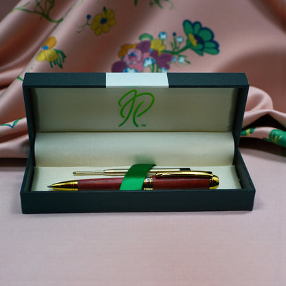 Luxury Purpleheart Writing Pen with Gold Titanium Finish