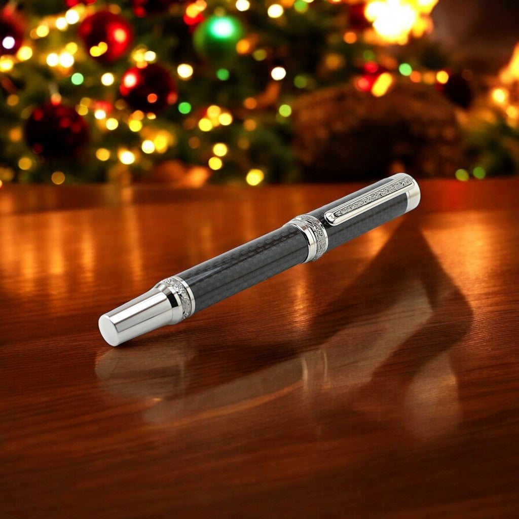 Carbon fiber fountain pen by Irish Pens