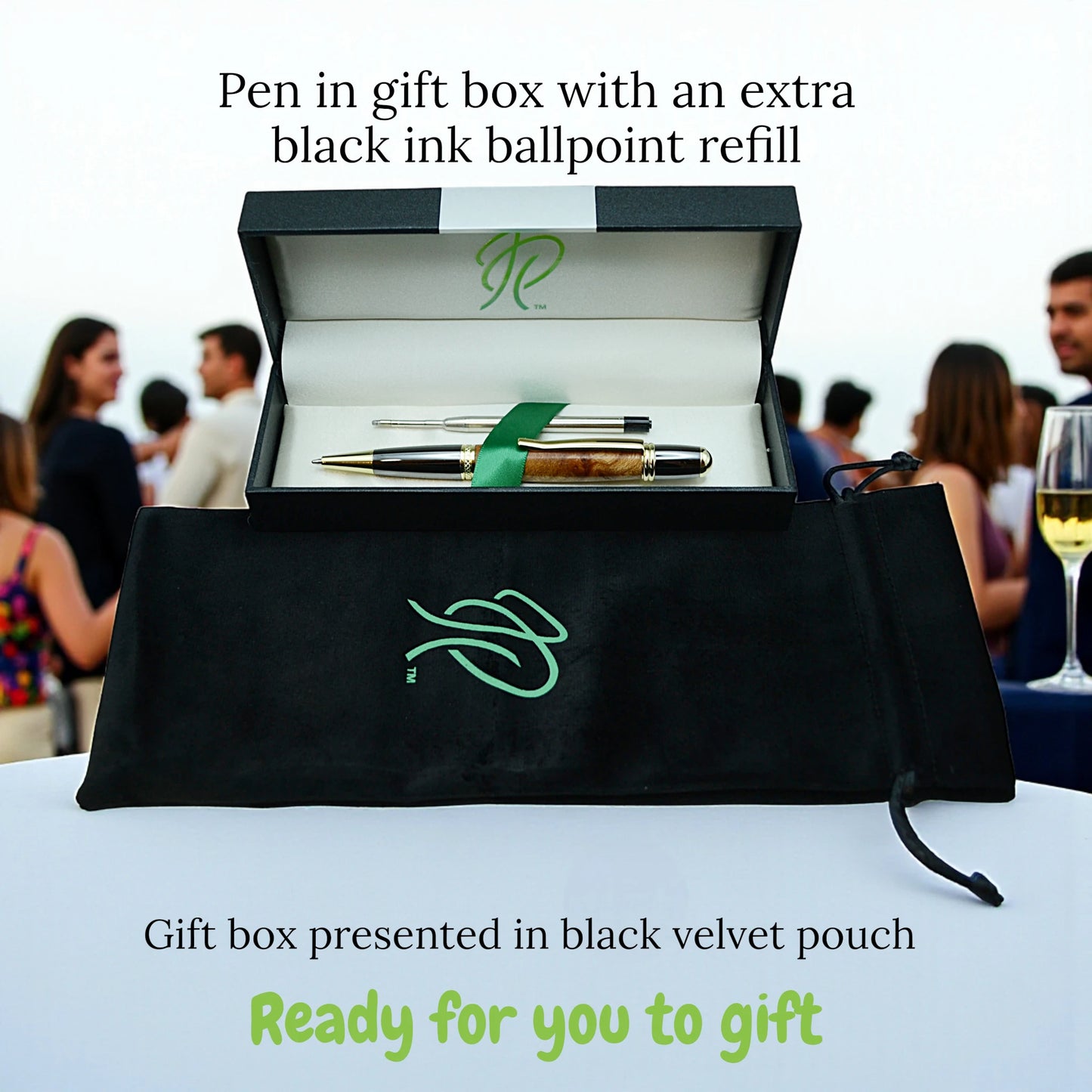 Handmade pen in Irish Pens gift box, gift ready