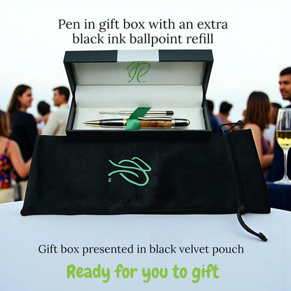 Handmade pen in Irish Pens gift box, gift ready