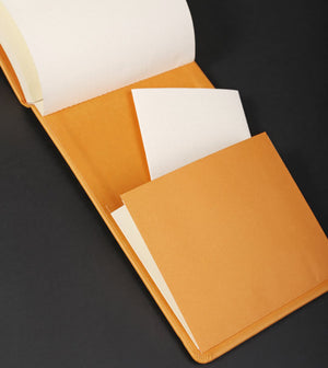 Rhodia web notepad Orange hardcover dot grid Landscape
