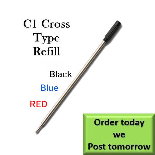 Cross type refill Black Blue Red C1 type by Irish Pens