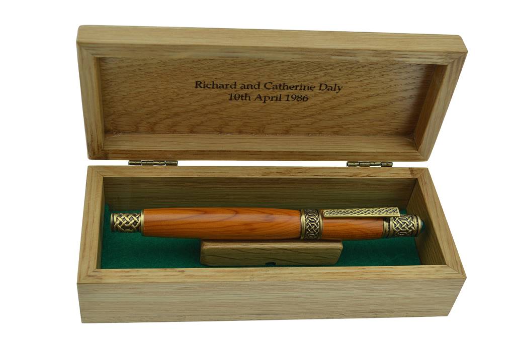 Fountain pen Celtic knot Irish gift pen handmade wooden fountain pen antique fountain pen by Irish Pens