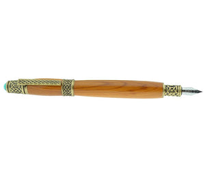 Fountain pen Celtic knot Irish gift pen handmade wooden fountain pen antique fountain pen by Irish Pens