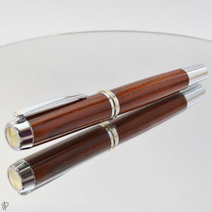 luxury wooden fountain pen handmade in ireland by irish pens 