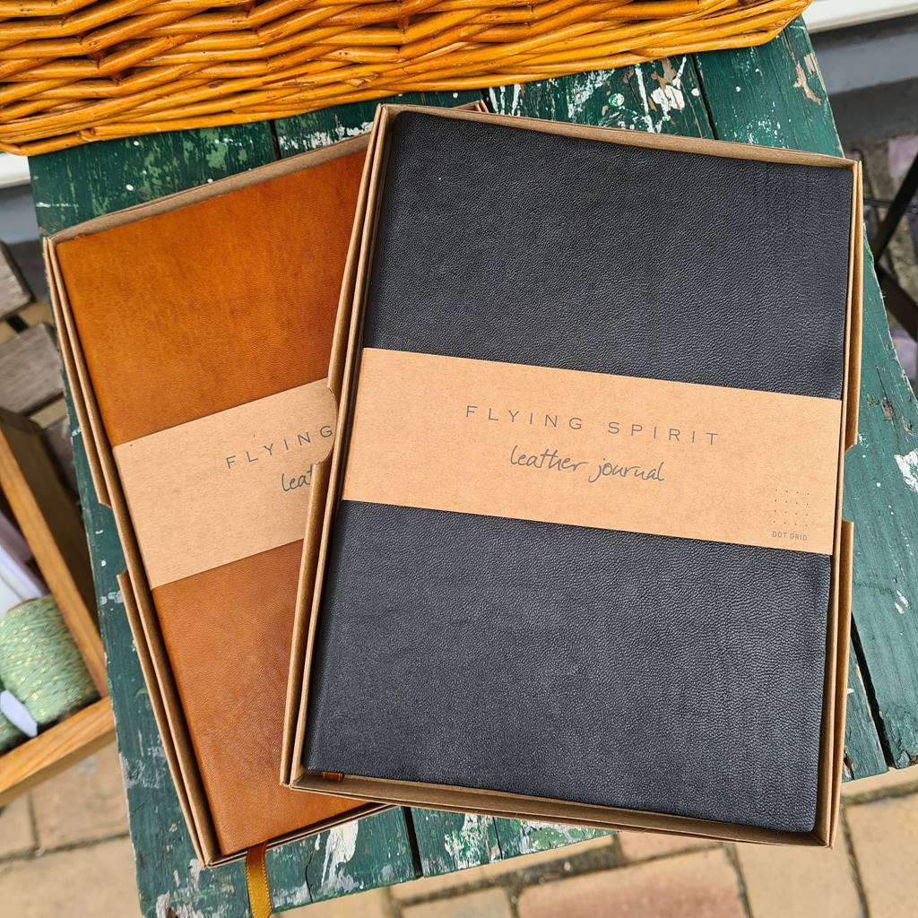 Leather bound Journal engraved by Irish Pens