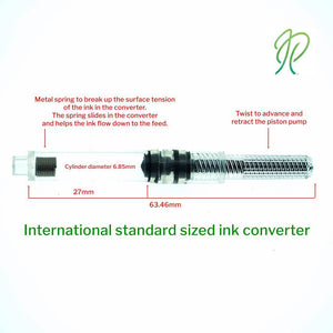 ink converter ink pump to fit waterman parker cross international standard sized
