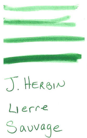 J Herbin Fountain pen Lierre Sauvage ink cartridge 6 in a tin