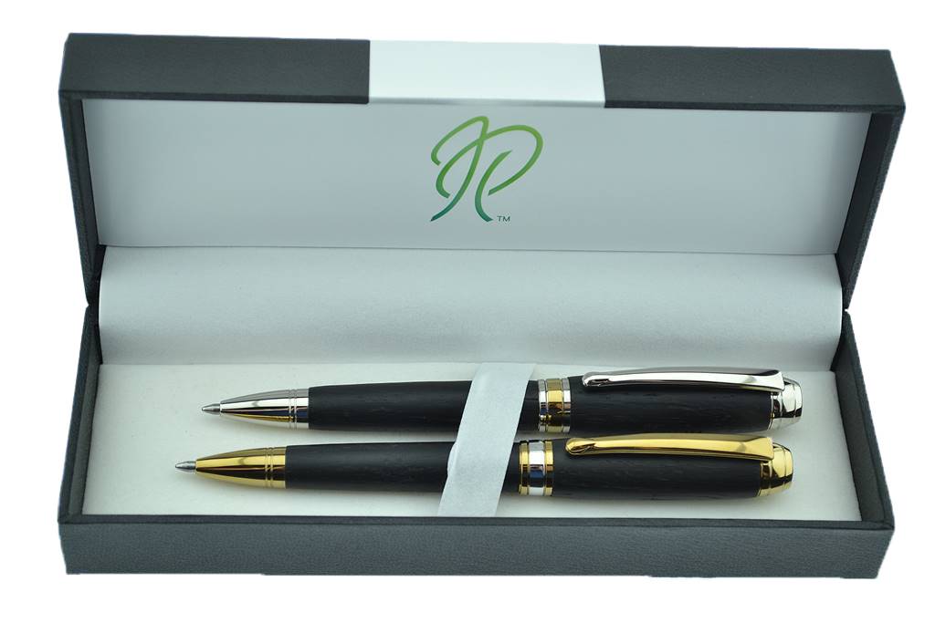 partners pen gift set irish bog oak by irish pens 