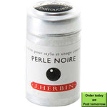 Herbin Perle Noire (Black Pearl) fountain pen ink 6 cartridge