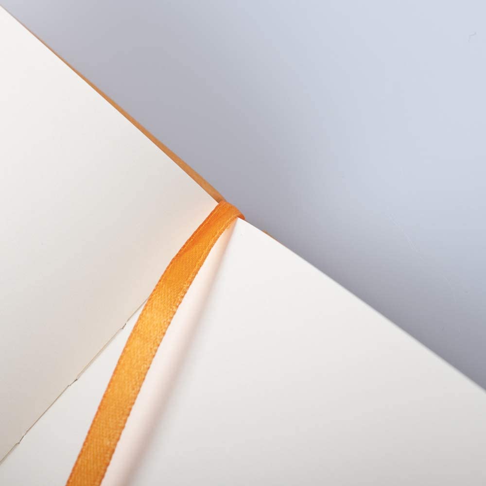 Rhodia web notebook Orange Italian imitation cover ruled lines