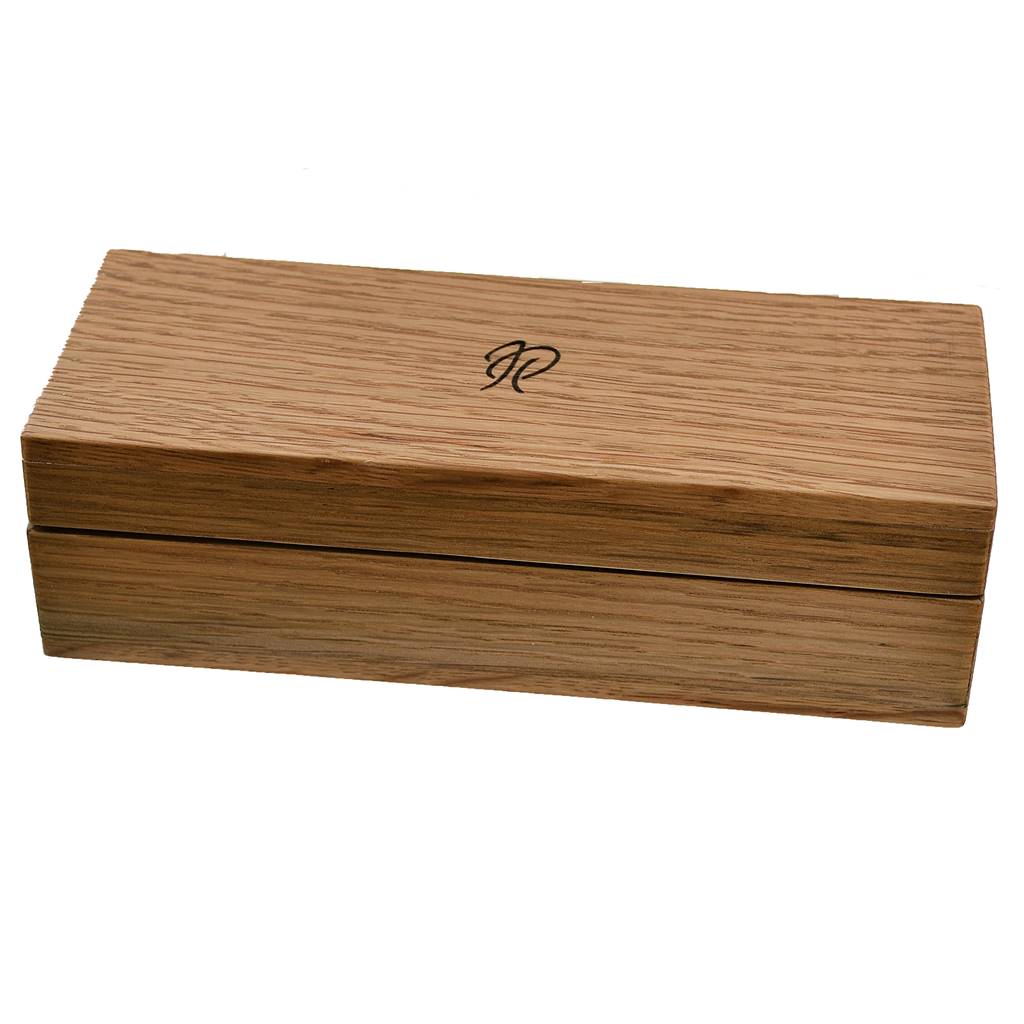 Solid Irish Oak pen box handmade in Ireland by Irish Pens