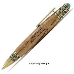 Celtic Wood Pen - Wood Penmakers