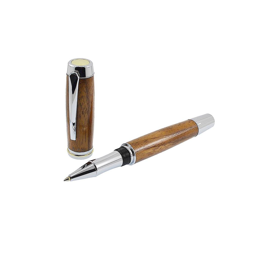 Large handmade writers pen in Walnut handmade by Irish Pens